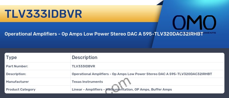 TLV333IDBVR
