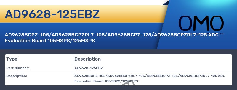 AD9628-125EBZ