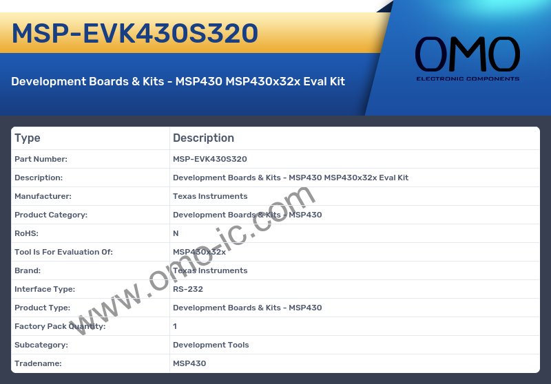 MSP-EVK430S320