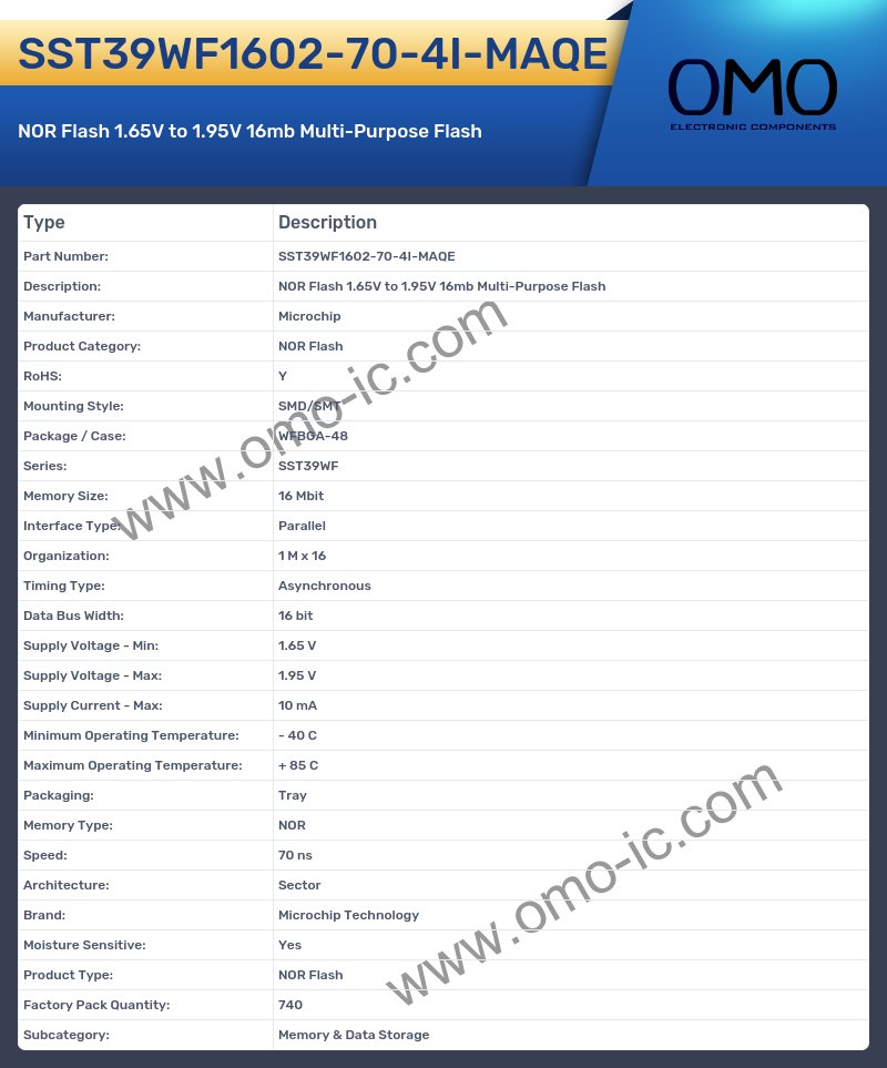 SST39WF1602-70-4I-MAQE