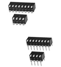A6TR-A6SR Piano Style Dip Switches