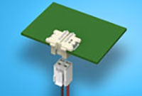 High Power Inverted Thru Board Connector