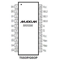 MAX9386/MAX9387 ECL/PECL Multiplexers