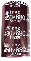 KMZ Series Snap-In Capacitors