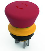 Lumotast 16 mm Emergency Stop (E-Stop) Safety Swit