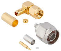 SMA, TNC, and N-Type Connectors for Low Loss Cable