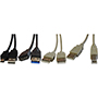 Universal Serial Bus (USB) 2.0 and 3.0 Cables