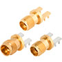 RF/Coaxial PCB Edge Launch Connectors with Legs